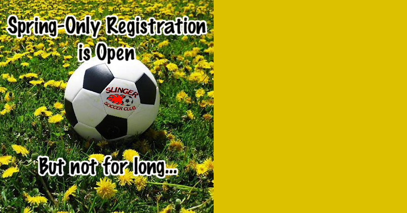 Spring-Only Registration is OPEN!