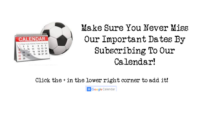 SUBSCRIBE TO OUR CALENDAR!